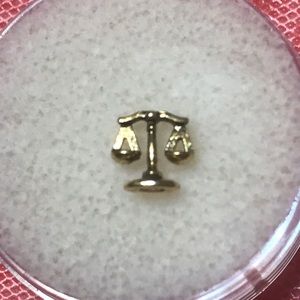 3/$10 Origami Owl Scales of Justice Charm